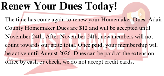 Renew Your Dues